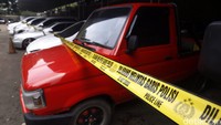 Jajaran Subdit Kendaraan Bermotor (Ranmor) Dit Reskrimum Polda Metro Jaya merilis kejahatan pencurian kendaraan bermotor sejak tahun 2014 di Polda Metro Jaya, Jumat (19/8/2016).