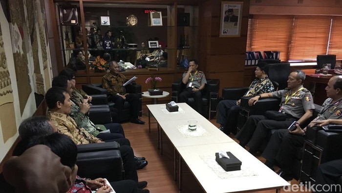 Ini Suasana Pertemuan Kapolri dengan Pimpinan KPK