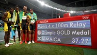 Kejuaraan Dunia 2017 itu sekaligus menandai 16 tahun karier Bolt di lintasan atletik sejak penampilan pertamanya di Kejuaraan Dunia Junior pada 2001. (Cameron Spencer/Getty Images)