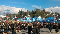 Foto: Karnaval Kemerdekaan Pesona Danau Toba (KKPDT) berlangsung tanggal 20-21 Agustus 2016. Pada hari pertama, digelar acara pentas budaya (Habib Rifai/detikTravel)