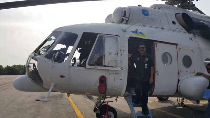 BNPB Perbantukan Heli MI 8 untuk Cegah Kebakaran Hutan dan Lahan di Riau