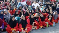 Suasana penuh persaudaraan antar perguruan silat se Indonesia dengan semangat menjunjung tinggi seni bela diri pencak silat sebagai warisan seni budaya asli Indonesia.