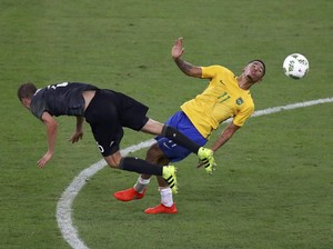 Brasil Raih Medali Emas Sepakbola Usai Atasi Jerman dalam Adu Penalti