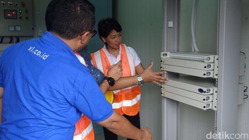 Sampai saat ini, FO yang disewa XL dari pihak lain tersebar di sejumlah wilayah. Total panjang FO dengan model saling sewa dan membangun bersama adalah kira-kira 10% dari total panjang FO XL.  Foto: detikINET/Adi Fida Rahman