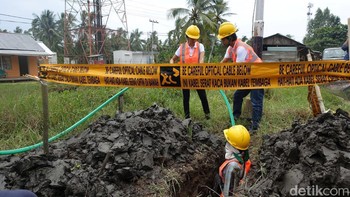 Jaringan FO ini nantinya dapat mendukung jaringan LTE, transmisi backbone, backhaul dan access.  Foto: detikINET/Adi Fida Rahman