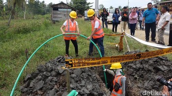 Di 2016, proyek pembangunan yang masih berjalan antara lain di Kalimantan untuk jaringan backbone sepanjang 900 km, dan Hut Fiberisasi atau ekspansi FO backbone di Jawa sepanjang 170 km. Foto: detikINET/Adi Fida Rahman