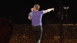 Rekaman Suara Charlie Chaplin sampai Muhammad Ali di Konser Coldplay