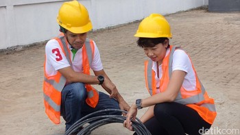 Lalu ada juga pembangunan FO joint construction 130 km di Kalimantan. Selain itu, juga ada pembangunan untuk keperluan modernisasi jaringan FO yang telah berusia belasan tahun, sepanjang kurang lebih 200 km di Jawa. Foto: detikINET/Adi Fida Rahman