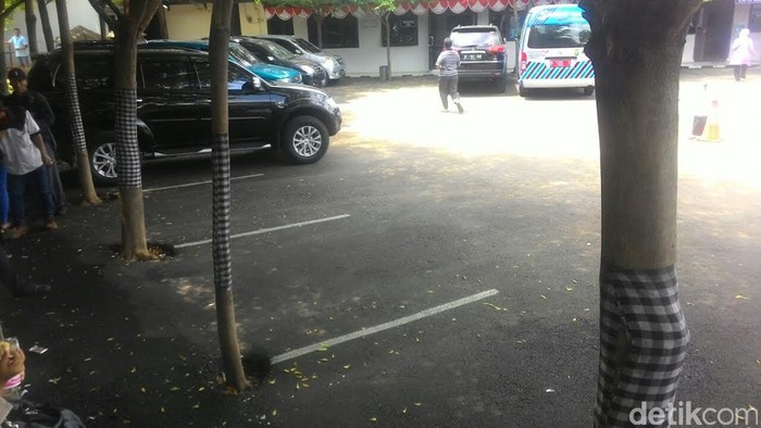 Cerita Tentang Pohon yang Disarungi Kain Bermotif Bali di Samsat Depok