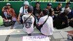 Sopir Angkutan Online Demo di DPR
