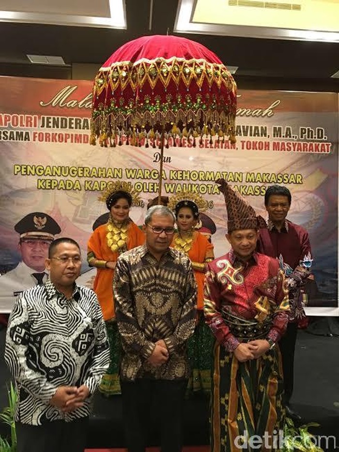 Kapolri Jadi Warga Kehormatan Kota Makassar