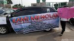 Sopir Angkutan Online Demo di DPR