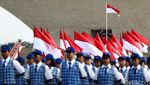 Upacara Bela Negara di Silang Monas