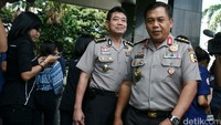 Kedatangan Dwi Priyatno serta Irjen dan perwakilan kementerian dan lembaga ke markas lembaga antirasuah itu untuk mengikuti rapat integritas tahunan yang diadakan KPK.
