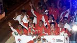 Atlet Olimpiade Indonesia Diarak ke Kemenpora