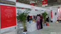 Booth Nasional Indonesia yang terletak di China International Exhibition Center, Beijing, China.