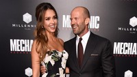 Jessica Alba dan Jason Statham saat premier film Mechanic: Resurrection di Hollywood, Amerika Serikat, Senin (22/8/2016). Frazer Harrison/Getty Images/detikFoto.
