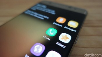 Menu Apps Edge ketika menswipe layar edge. Foto: detikINET/adifidarahman