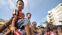 RPTRA ini dilengkapai sejumlah arena permainan untuk anak.