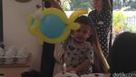 Mengintip Keseruan Anak-anak Belajar Merangkai Balon