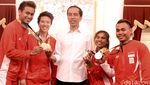 Jokowi Terima Atlet Peraih Medali Olimpiade 2016