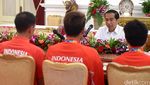 Jokowi Terima Atlet Peraih Medali Olimpiade 2016