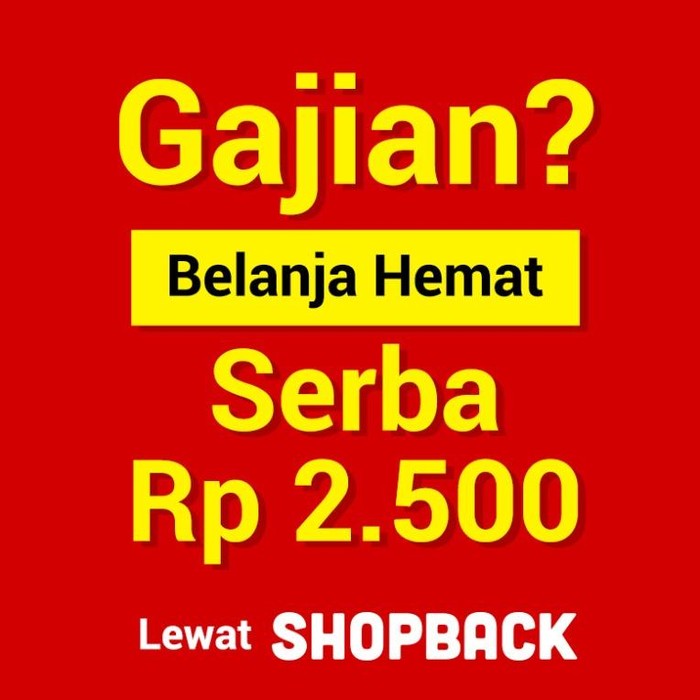 Promo Gajian ShopBack, Pulsa 50 Ribu, Flashdisk, Popok, 1 Dus Mie Instan Cuma Rp 2.500