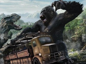 Ngeri-ngeri Seru! Bertemu Kingkong di Taman Rekreasi AS