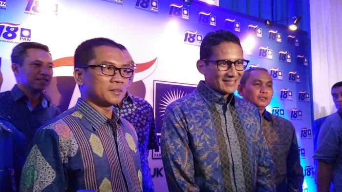PAN DKI Jakarta Belum Terima Duet Sandiaga-Mardani