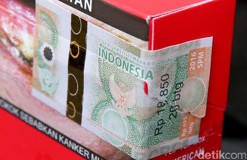 Ilustrasi Pita Cukai Rokok