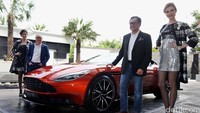 Aston Martin DB11 diluncurkan di Four Season Hotel, Jakarta, Rabu (23/8/2016).