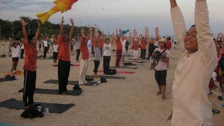 Yoga di SVF tahun lalu (Gede/detikTravel) Yoga di SVF tahun lalu (Gede/detikTravel)