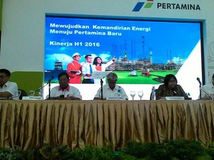 Pertamina Raup Laba Bersih US$ 1,83 Miliar di Semester I-2016