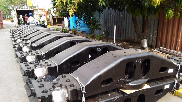PT Barata Indonesia mengekspor bogie kereta api ke Mexico