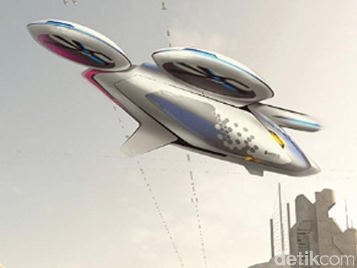 Begini Rekaan Airbus untuk Mobil Terbang
