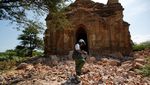 Pagoda dan Kuil Rusak Imbas Gempa di Myanmar
