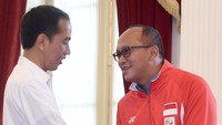 Pengurus Besar Persatuan Angkat Besi, Berat, dan Binaraga Seluruh Indonesia (PB PABBSI) mengapresiasi keputusan Presiden Joko Widodo (Jokowi) yang akan menyediakan sarana pelatihan,  padepokan dan pemusatan latihan nasional (Pelatnas) bagi atlet angkat besi. (Istimewa)