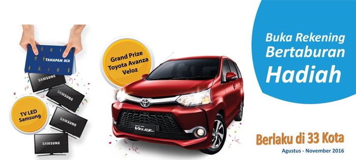 Buka Rekening Bertabur Hadiah Hadir di 33 Kota