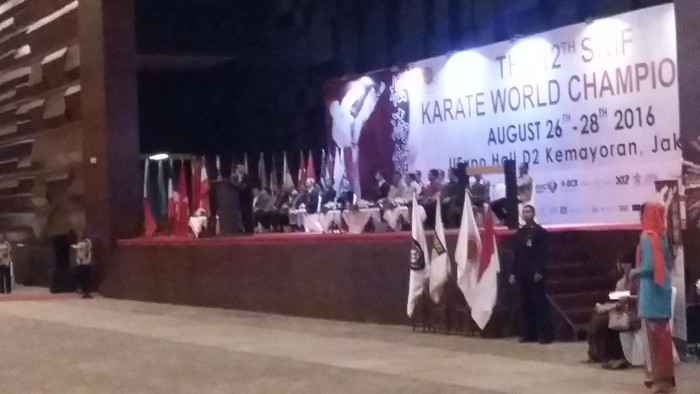 Wapres Jusuf Kalla Buka Kejuaraan Dunia Karate di Jakarta