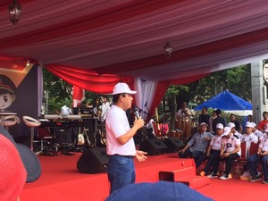 Sosialisasi Program Unggulan, Pejabat Mabes Polri Hadir di Car Free Day