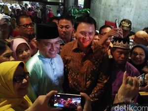 Ahok dan Yusril Ihza Mahendra Foto Bareng di Silaturahmi Masyarakat Belitung