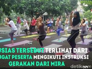 Video: Yoga Bersama Mira Sahid Tandai Peluncuran Komunitas Healthy Friends