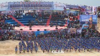 Festival Budaya Tua Buton berlangsung 19-24 Agustus 2016 kemarin di Alun-alun Takawa Pasarwajo, Buton. Inilah festival tahunan di Buton, yang sudah 4 kali digelar (Afif/detikTravel)