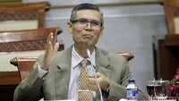 Edi Riadi menjalani uji kelayakan dan kepatutan (fit and proper test) calon Hakim Agung, Senin (29/8/2016).