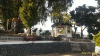 Suasana rumah pengasingan ini begitu asri. Banyak pohon pinus sebagai peneduh. Jalan-jalan di sekitar rumah ini, hawa sejuk yang akan dominan terasa (Habib Rifai/detikTravel)