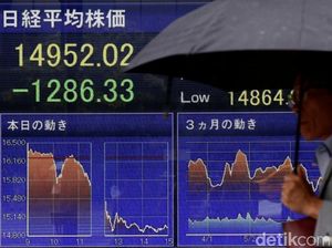 Bursa Saham Asia Berguguran: Paling Dalam Jepang -3,10%, RI -0,88%
