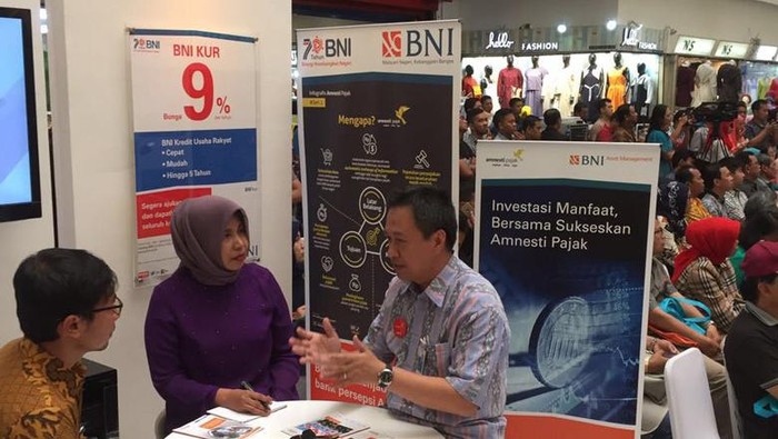 Antusiasme Pedagang Tanah Abang Pahami Tax Amnesty dari BNI