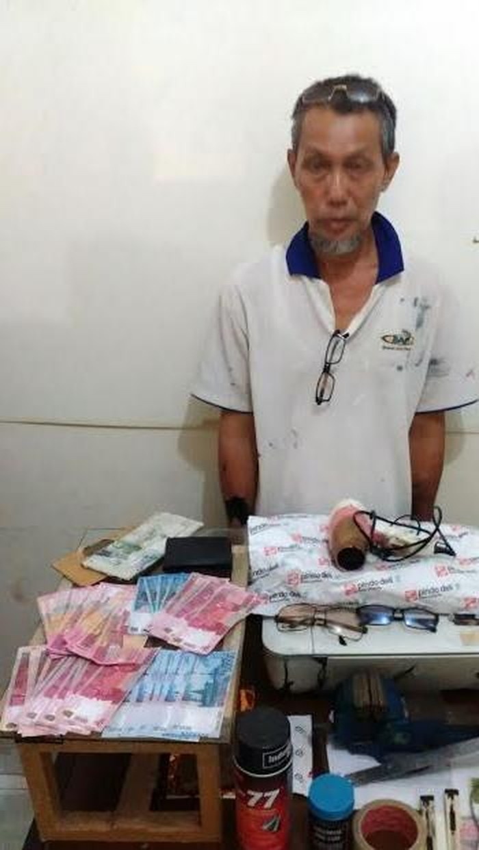 2 Orang Kakek Ditangkap Polisi Edarkan Uang Palsu