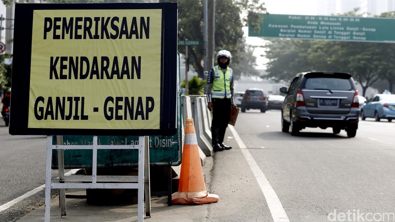 Hampir 2 Tahun Diterapkan, 15.867 Pelanggar Ganjil-Genap Ditindak Hampir 2 Tahun Diterapkan, 15.867 Pelanggar Ganjil-Genap Ditindak