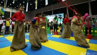 KPK juga menyediakan berbagai macam booth permainan untuk anak.